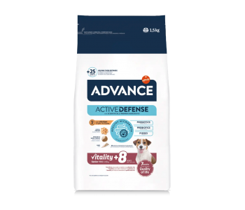 Advance Dog Mini Senior 3кг - пилешко и ориз